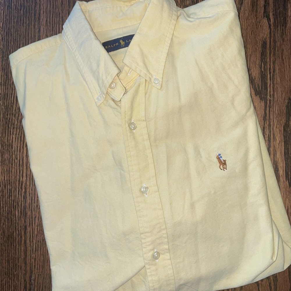 Polo by Ralph Lauren Yellow w/Multi color Pony XL
